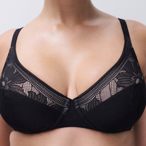 Chantelle EasyFeel Osmose noir/bleu soutien-gorge rembourré