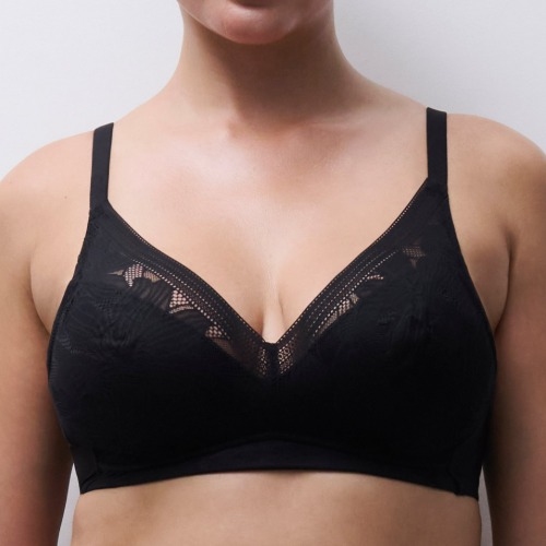 Chantelle EasyFeel Osmose noir soutien-gorge sans armatures en dentelle