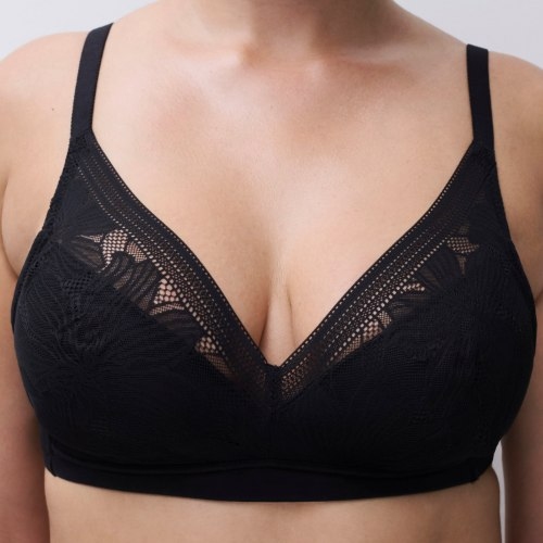 Chantelle EasyFeel Osmose noir soutien-gorge sans armatures en dentelle