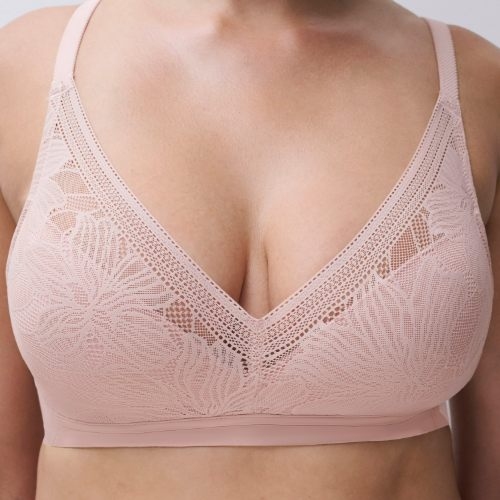 Chantelle EasyFeel Osmose rose soutien-gorge sans armatures en dentelle