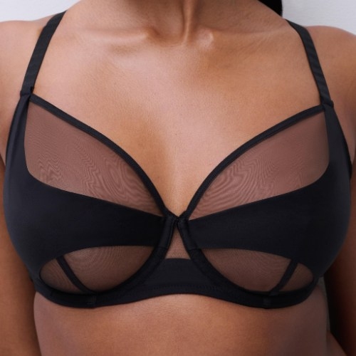 Chantelle Pulp Edge noir soutien-gorge sans forme