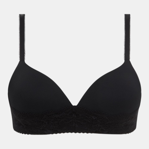 Chantelle Pulp Edge noir soutien-gorge sans armatures en dentelle