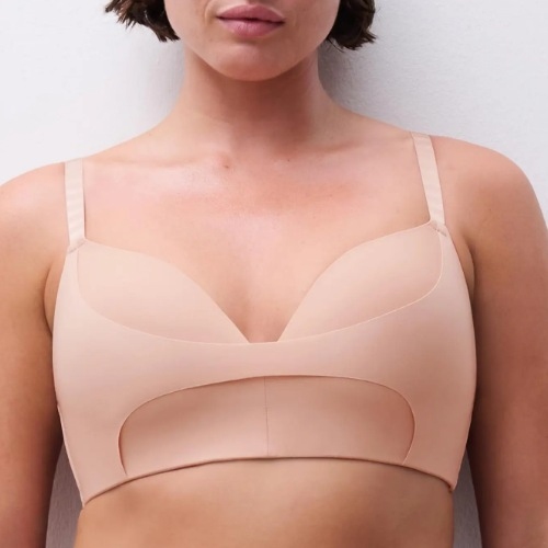 Chantelle Pulp Edge rose soutien-gorge sans armatures en dentelle