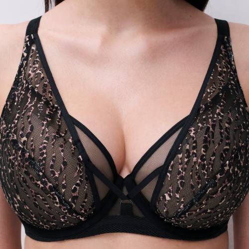 Chantelle Pulp Electra noir soutien-gorge sans forme