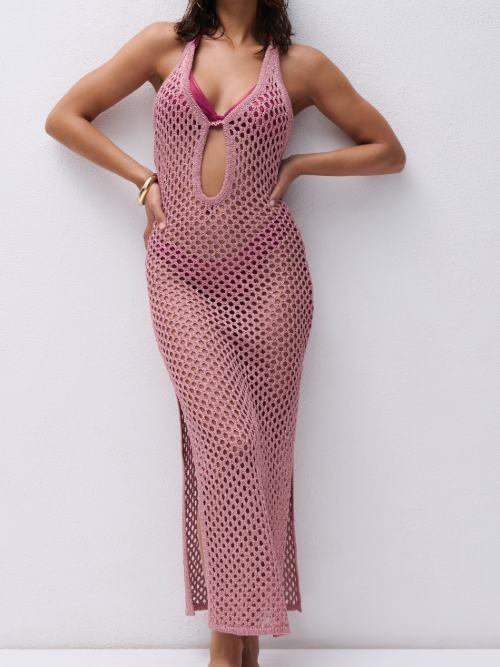 Chantelle Pulp Metallic rose robe de plage