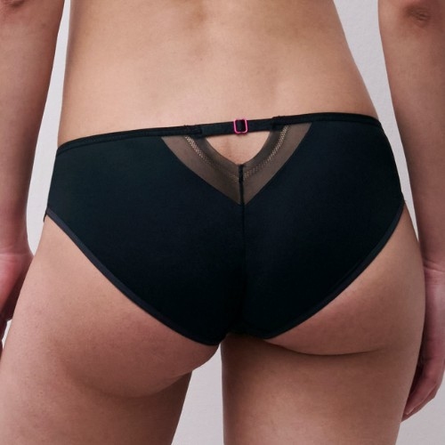 Chantelle Pulp Daydream noir/rouge slip