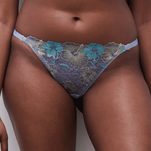 Chantelle Pulp Daydream bleu glacier culotte string