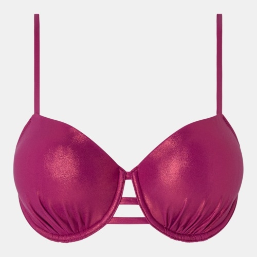 Chantelle Pulp Metallic violet haut de bikini préformé