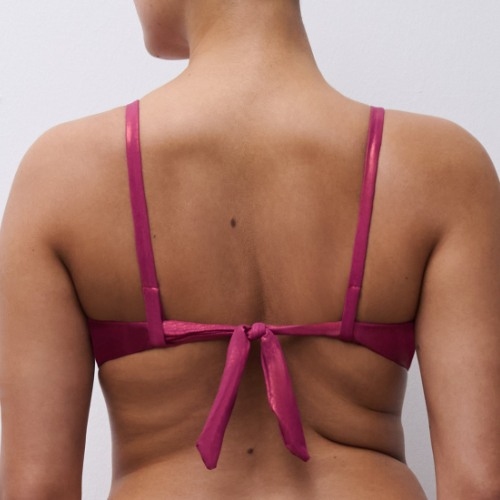 Chantelle Pulp Metallic violet haut de bikini préformé