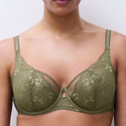 Chantelle Pulp Kiss kaki soutien-gorge sans forme