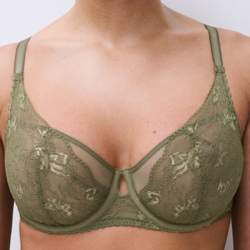 Chantelle Pulp Kiss kaki soutien-gorge sans forme