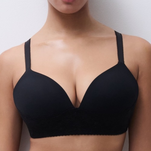 Chantelle Pulp Kiss noir soutien-gorge sans armatures en dentelle