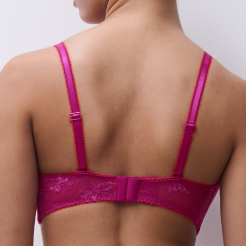 Chantelle Pulp Kiss fuchsia soutien-gorge sans armatures en dentelle