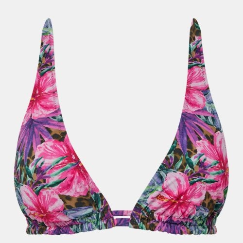 Chantelle Maillots de Bain Easy Pop rose/print haut de bikini préformé