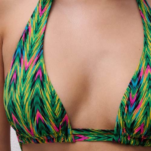 Chantelle Maillots de Bain Easy Pop vert haut de bikini préformé