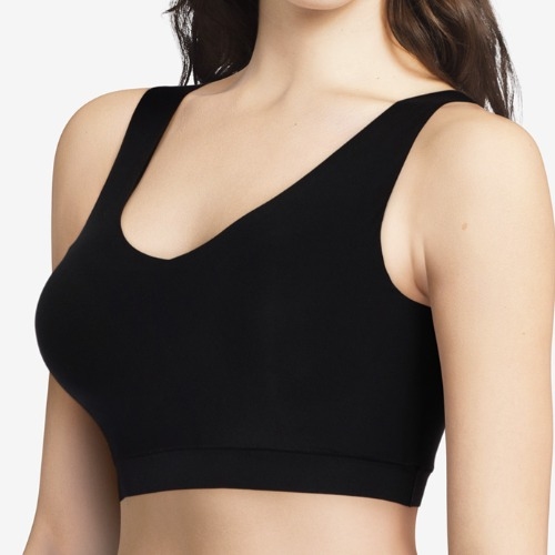 Chantelle SoftStretch noir soutien-gorge sans armatures en dentelle
