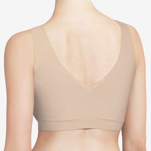 Chantelle SoftStretch beige soutien-gorge sans armatures en dentelle