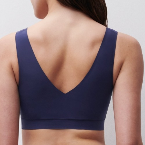 Chantelle SoftStretch bleu marine soutien-gorge sans armatures en dentelle