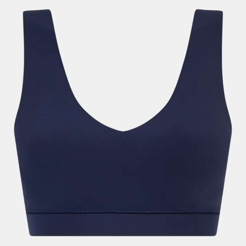 Chantelle SoftStretch bleu marine soutien-gorge sans armatures en dentelle