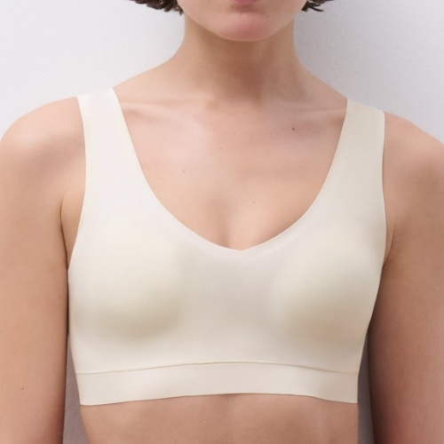 Chantelle SoftStretch ivoire soutien-gorge sans armatures en dentelle