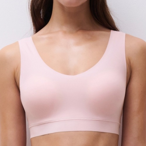 Chantelle SoftStretch rose soutien-gorge sans armatures en dentelle