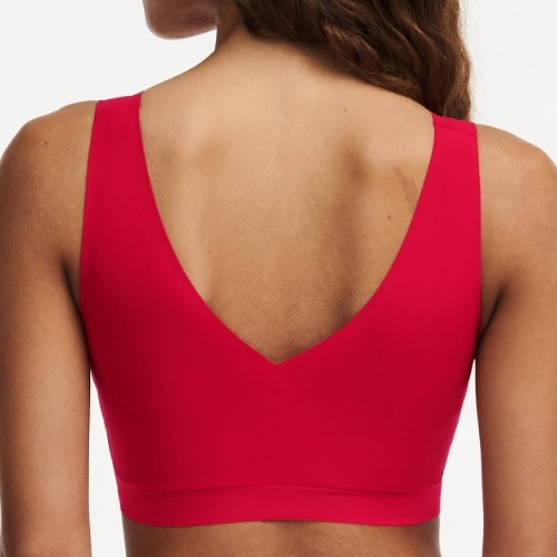 Chantelle SoftStretch poppy red soutien-gorge sans armatures en dentelle