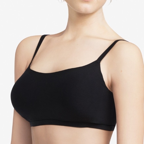 Chantelle SoftStretch noir soutien-gorge sans armatures en dentelle