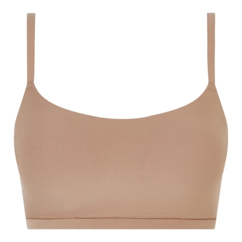 Chantelle SoftStretch marron soutien-gorge sans armatures en dentelle