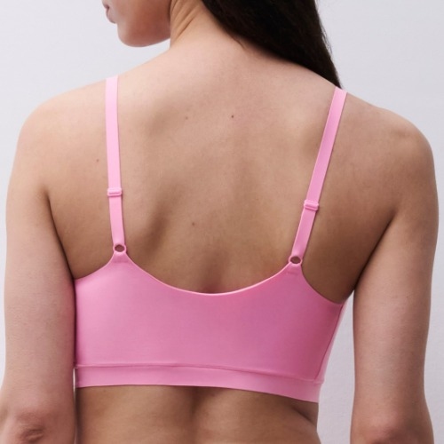 Chantelle SoftStretch rose soutien-gorge sans armatures en dentelle