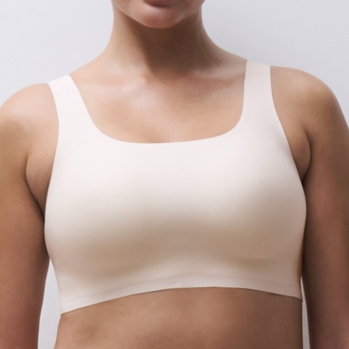 Chantelle SoftStretch ivoire soutien-gorge sans armatures en dentelle