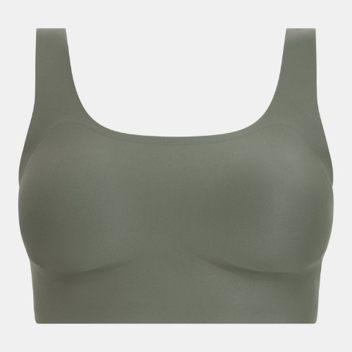 Chantelle SoftStretch vert soutien-gorge sans armatures en dentelle