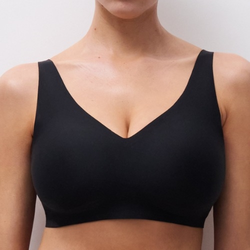 Chantelle SoftStretch noir soutien-gorge sans armatures en dentelle