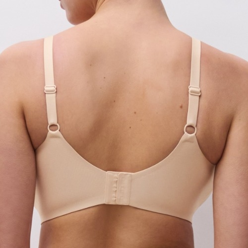 Chantelle SoftStretch beige soutien-gorge sans armatures en dentelle
