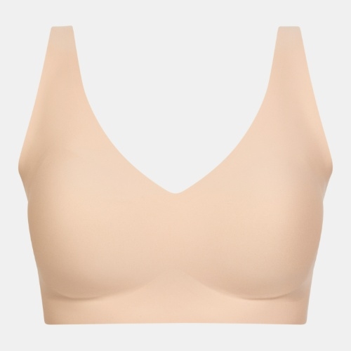Chantelle SoftStretch beige soutien-gorge sans armatures en dentelle