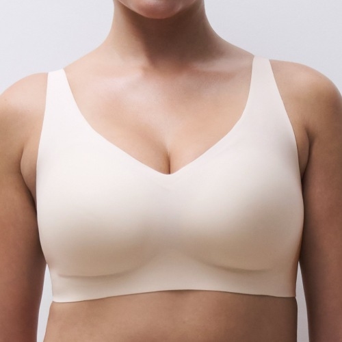 Chantelle SoftStretch ivoire soutien-gorge sans armatures en dentelle