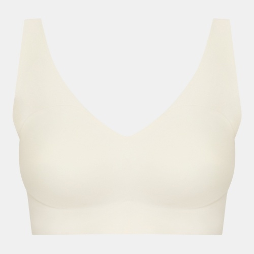 Chantelle SoftStretch ivoire soutien-gorge sans armatures en dentelle