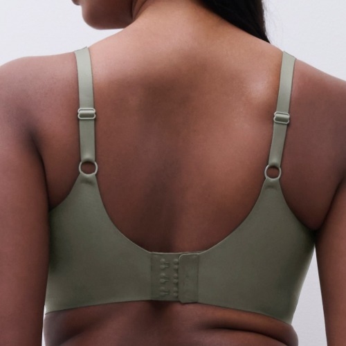 Chantelle SoftStretch vert soutien-gorge sans armatures en dentelle
