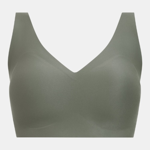Chantelle SoftStretch vert soutien-gorge sans armatures en dentelle