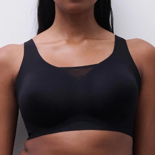 Chantelle Defi noir soutien-gorge sans armatures en dentelle