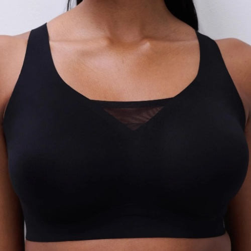 Chantelle Defi noir soutien-gorge sans armatures en dentelle