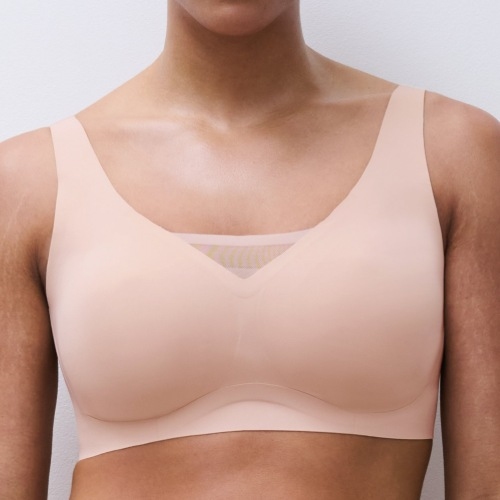 Chantelle Defi beige soutien-gorge sans armatures en dentelle