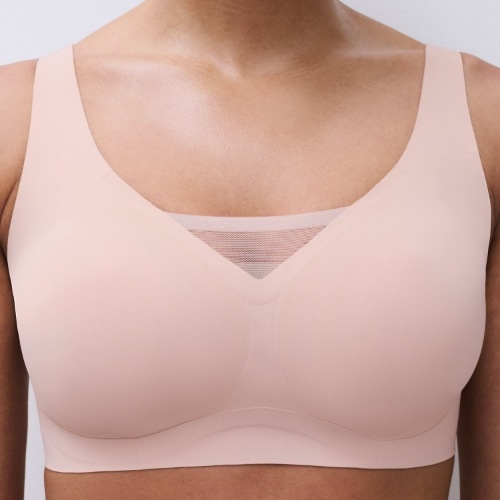 Chantelle Defi beige soutien-gorge sans armatures en dentelle