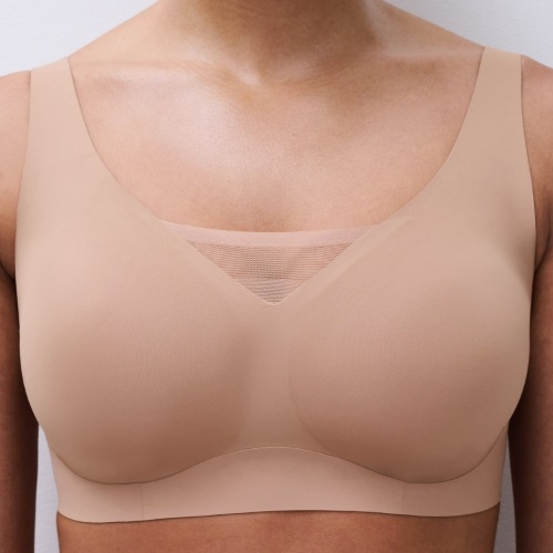 Chantelle Defi marron soutien-gorge sans armatures en dentelle