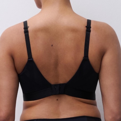 Chantelle Glaze noir soutien-gorge sans armatures en dentelle