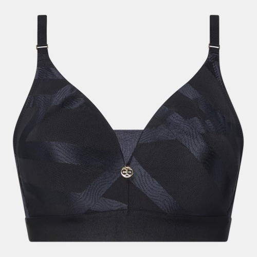 Chantelle Glaze noir soutien-gorge sans armatures en dentelle