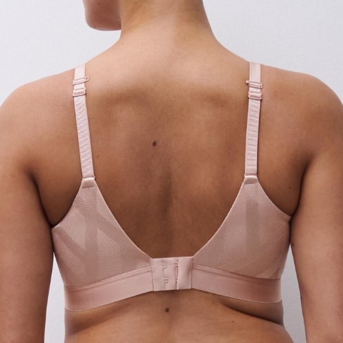 Chantelle Glaze rose soutien-gorge sans armatures en dentelle