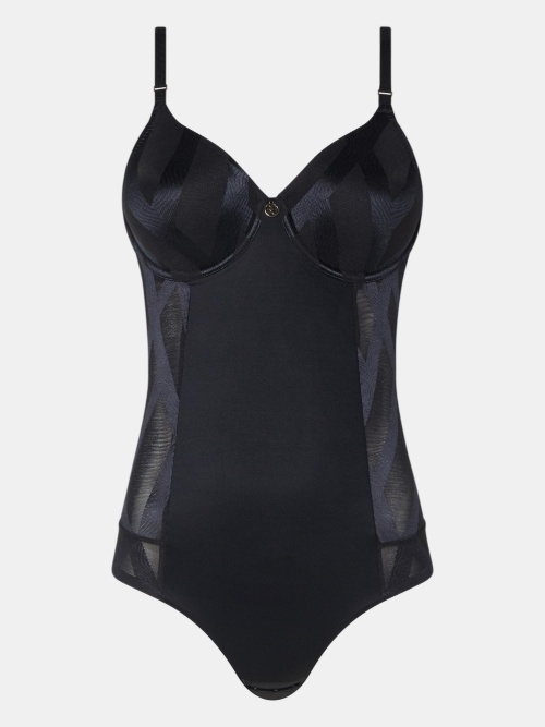Chantelle Glaze noir corselet