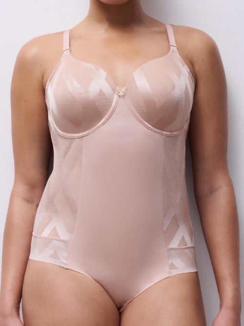 Chantelle Glaze rose corselet