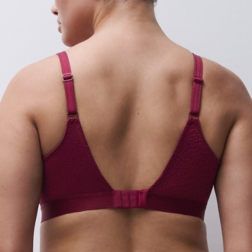 Chantelle Magnifique raspberry soutien-gorge sans armatures en dentelle