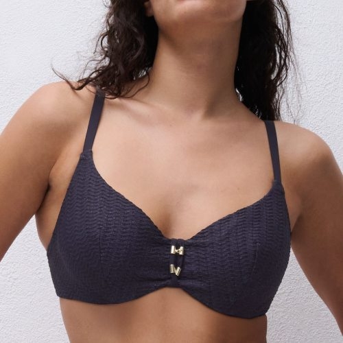 Chantelle Maillots de Bain Minuit aubergine soutien-gorge bikini corbeille
